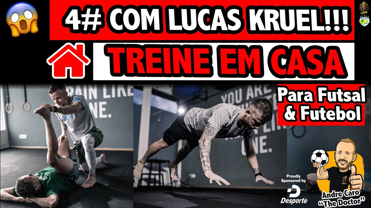 TREINE EM CASA | TREINAMENTO FUNCIONAL PARA FUTSAL & FUTEBOL | #4 COM LUCAS KRUEL