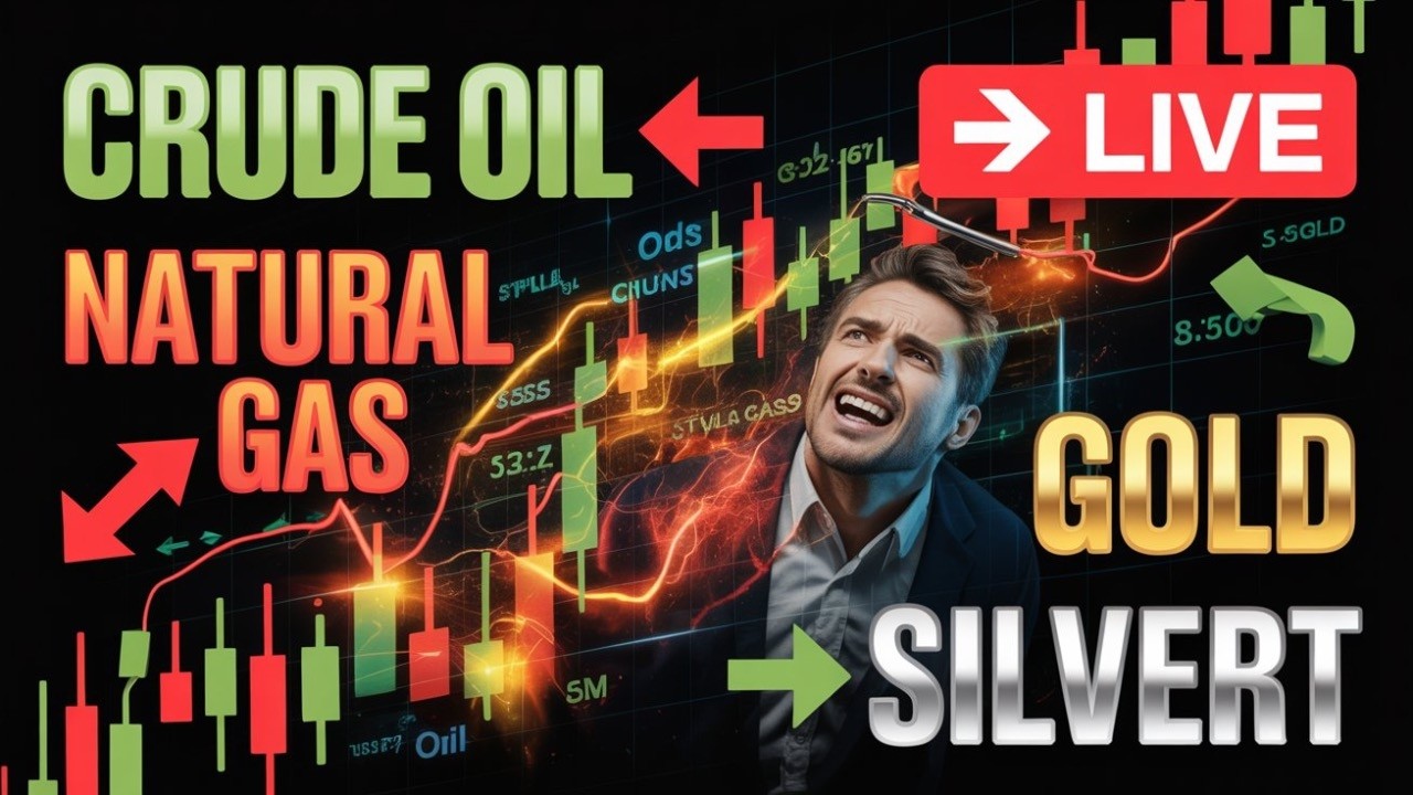 MCX Commodity LIVE | Crude Oil | Natural Gas | Gold | Silver