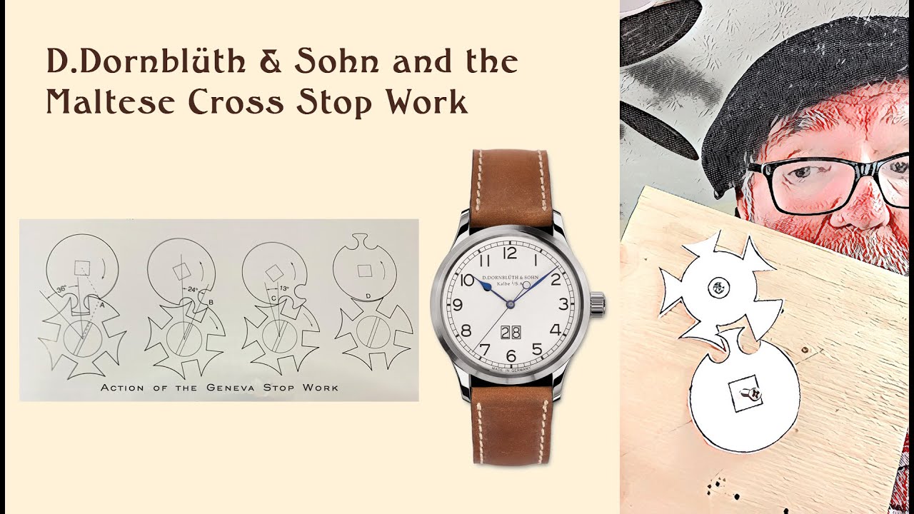 D. Dornbl&uuml;th & Sohn Movement and the Maltese Cross Stop Work #VP145
