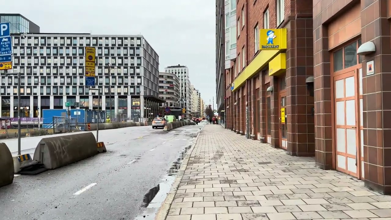 Прогулки по Стокгольму: Норра Стейшнсгатан. Серая реальность на окраине города.