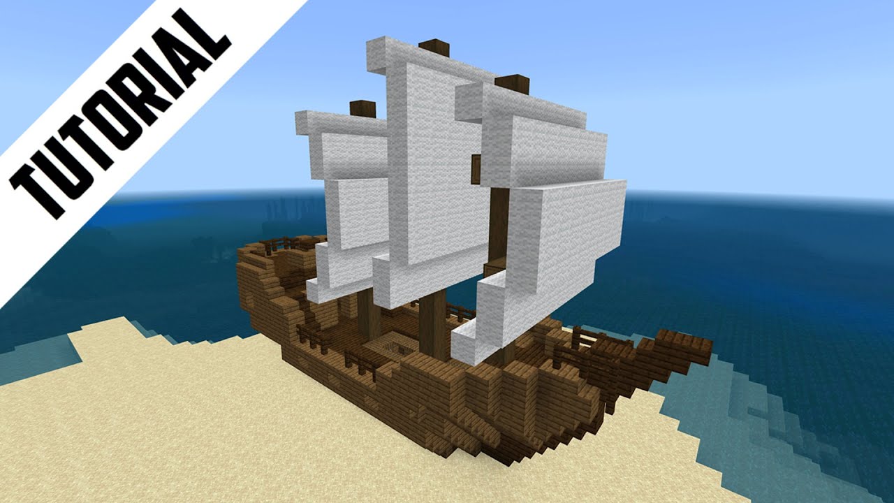 Minecraft: How to Build a Restored Shipwreck (Step By Step)