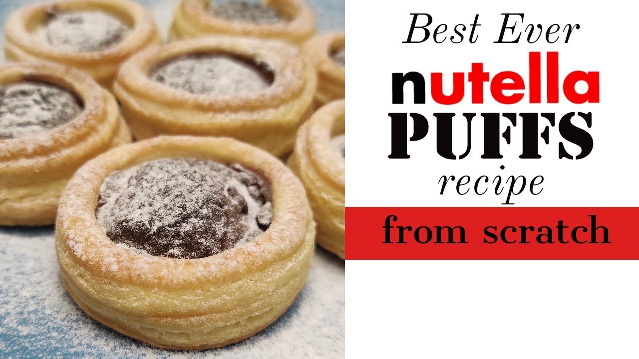 Nutella Puff Pastry | Rough Puff Pastry | Shell Puff Pastry | Puff Pastry from Scratch |