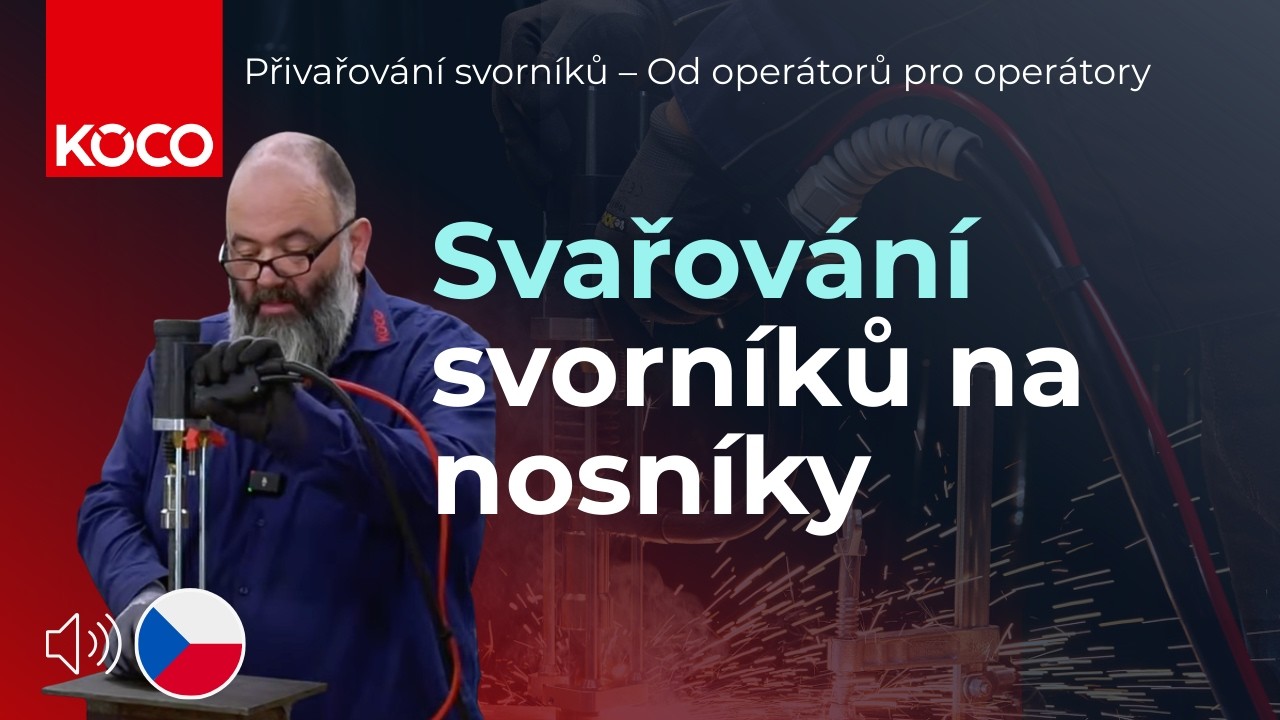 🇨🇿 KÖCO – Svařování svorníků na nosníky