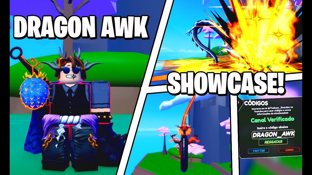 O ONE FRUIT ATUALIZOU!!! SHOWCASE DA DRAGON AWAKEN + RAIDO'S CLUB E TODOS OS CÓDIGOS  -  ROBLOX