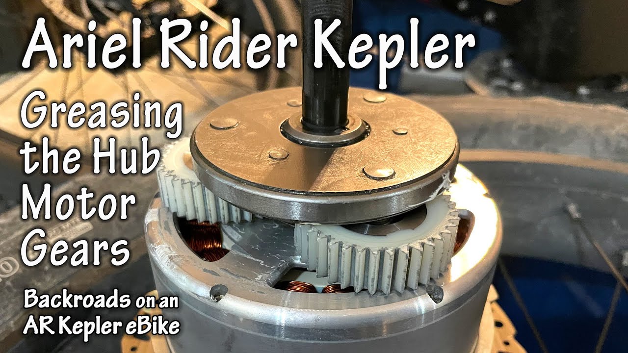 Ariel Rider Kepler, Greasing the Hub Motor Gears after 1000 miles