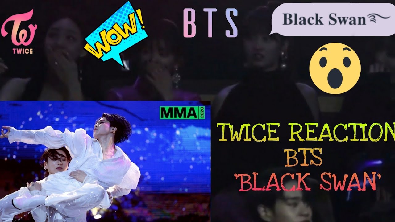 TWICE Reaction to BTS 'Black Swan' Performance | MMA 2020