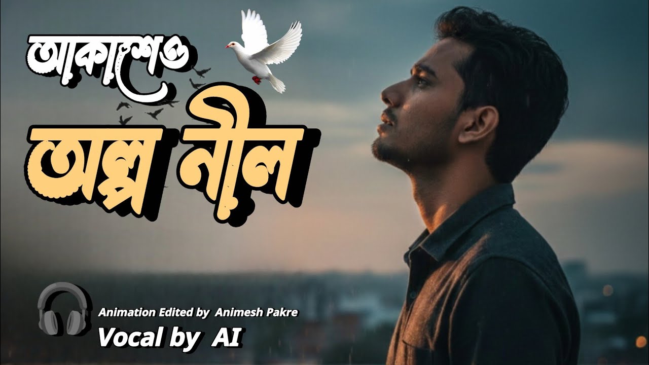 আকাশেও অল্প নীল | Emotional Bengali Sad Song | Heart Touching Lyrics