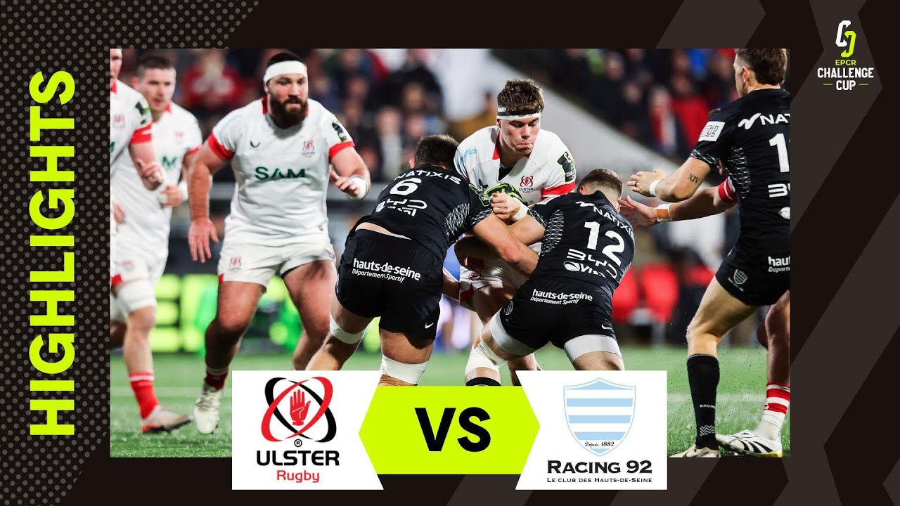 Stockdale at the DOUBLE | Ulster Rugby v Racing 92 | EPCR Challenge Cup Instant Highlights