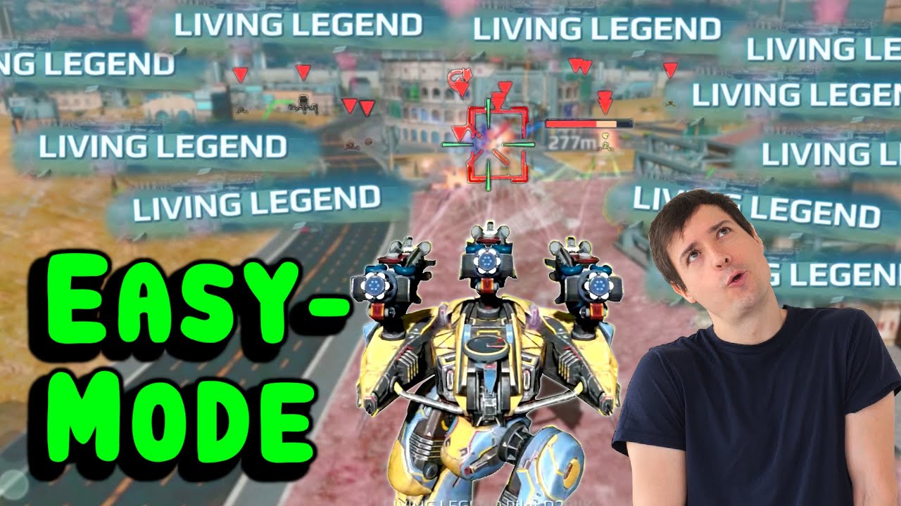 How To 1st Place NEW PvE Hunting Ground Mode - War Robots WR