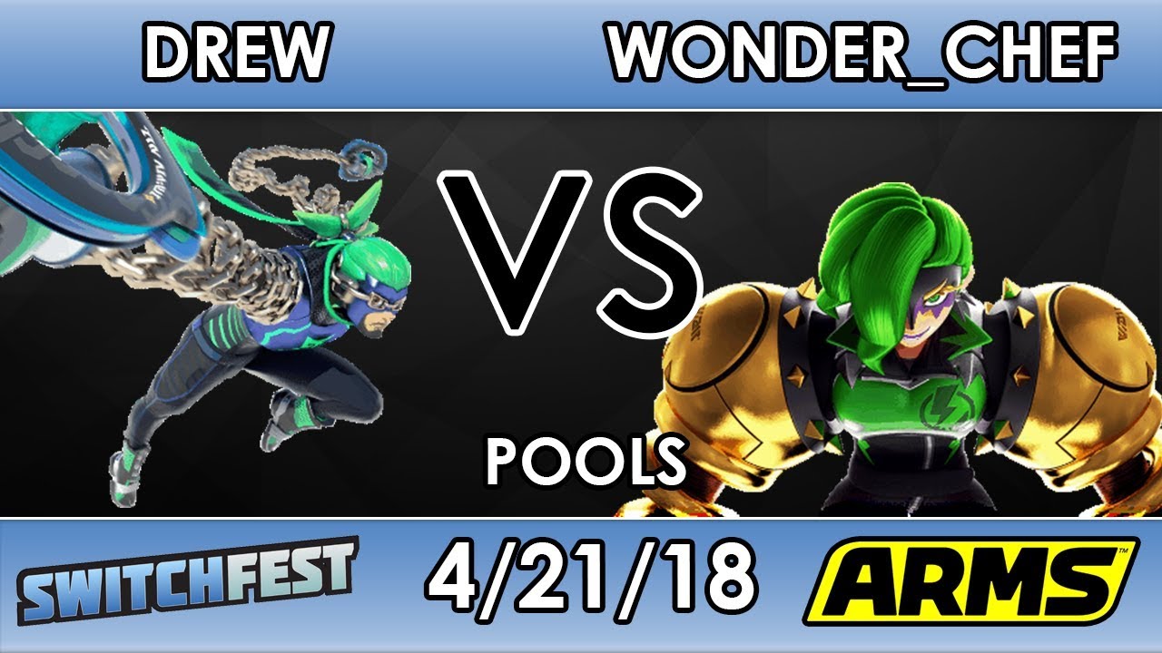 Switchfest - Drew (Ninjara) VS EGP | Wonder_Chef (Dr. Coyle) - ARMS - Pools