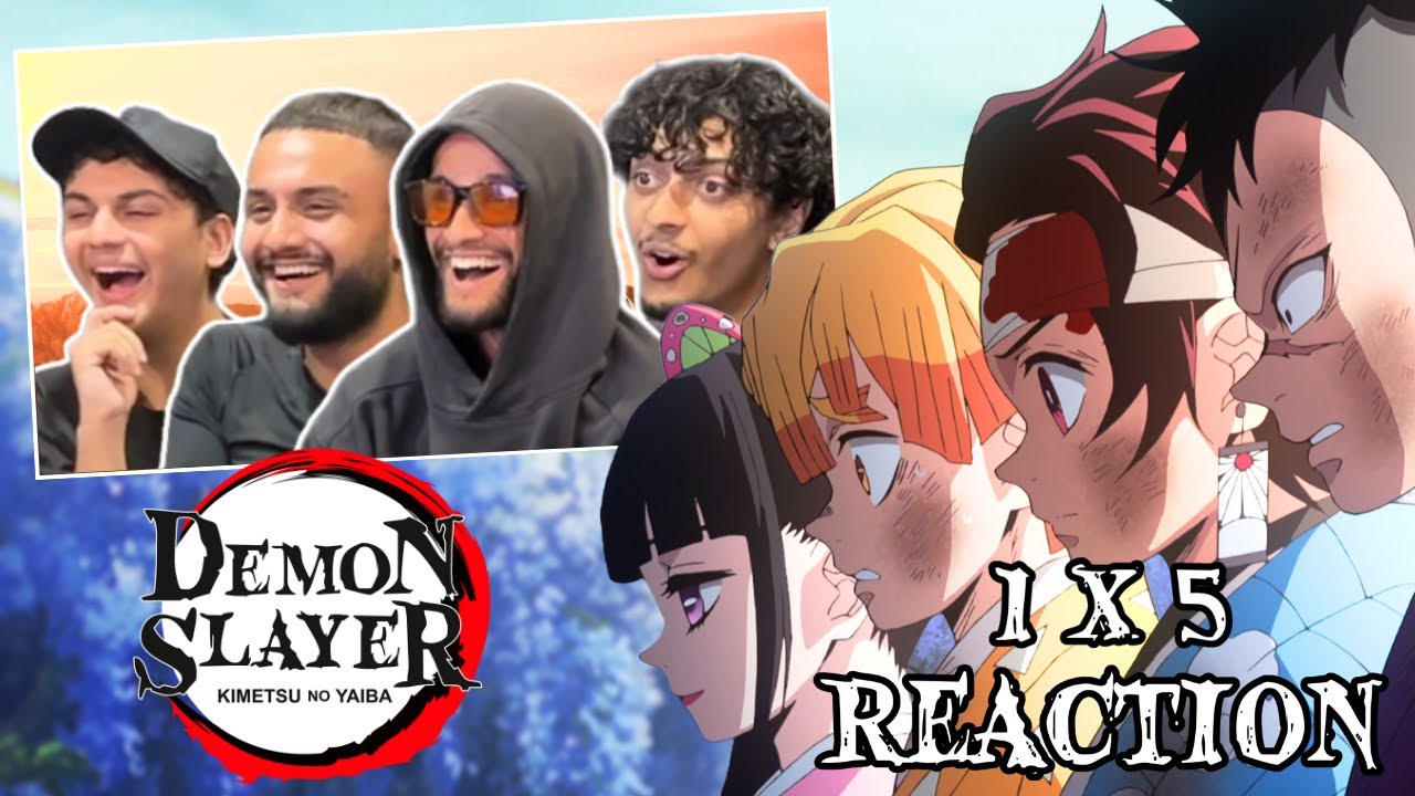 TANJIRO'S NEW SWORD! | BROTHERS watch Demon Slayer 1x5 