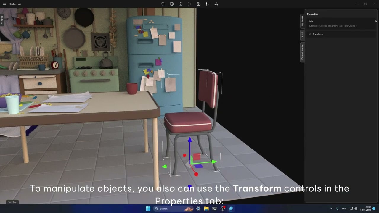 AMD RenderStudio Video Tutorial 4 &mdash; Object Manipulation
