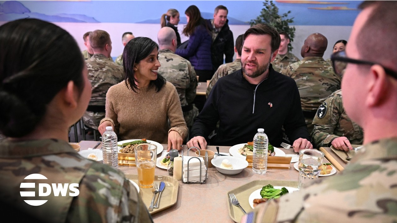 WATCH: VP JD Vance & Second Lady Share Heartwarming Thanksgiving Meal with Troops | DWS News | AQ14
