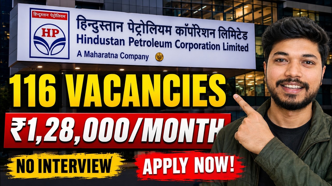 HPCL Recruitment 2026 | Officer Vacancy for Freshers & Experienced