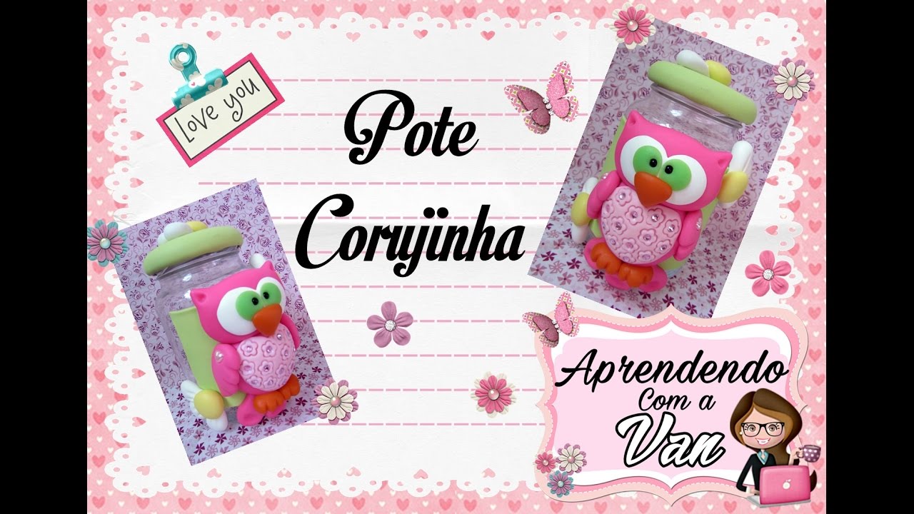 (DIY) Pote Corujinha (Maratona de Potes #1)