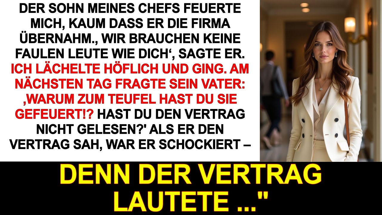 „Er nannte mich nutzlos – dann las sein Vater den Vertrag und rastete aus“