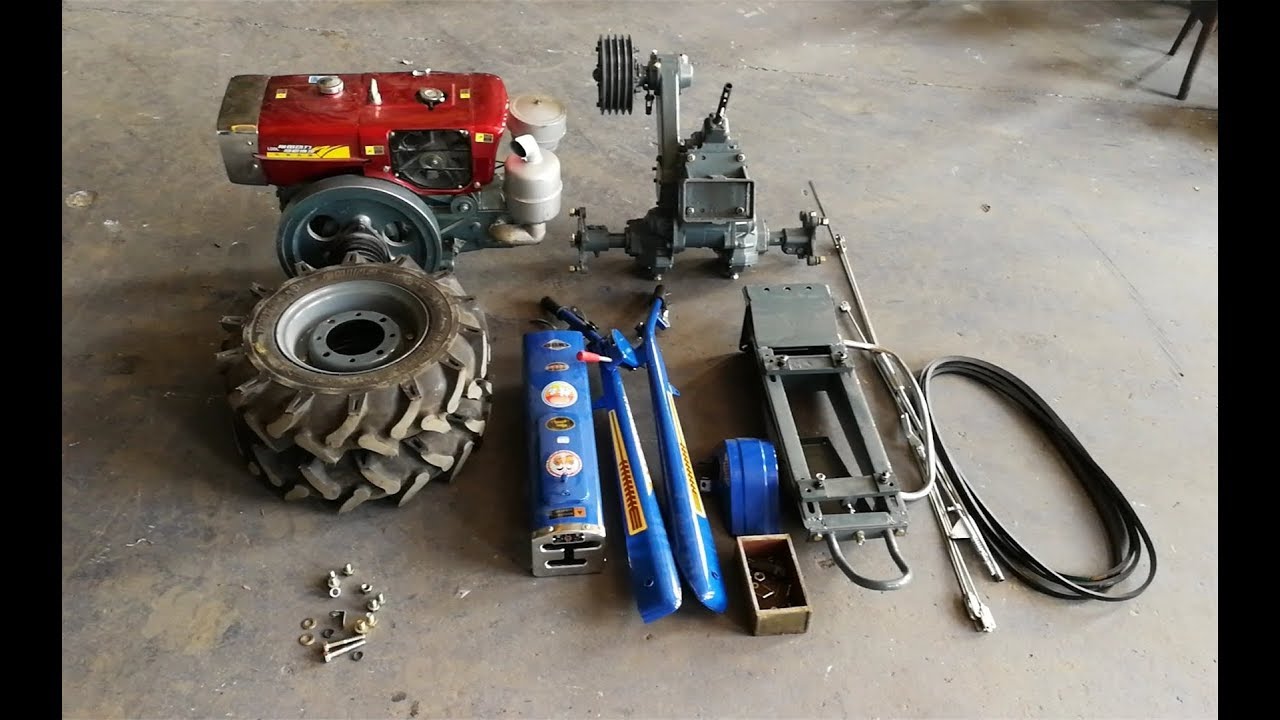 Changfu Brand Two Wheel Walking Tractor Assembling