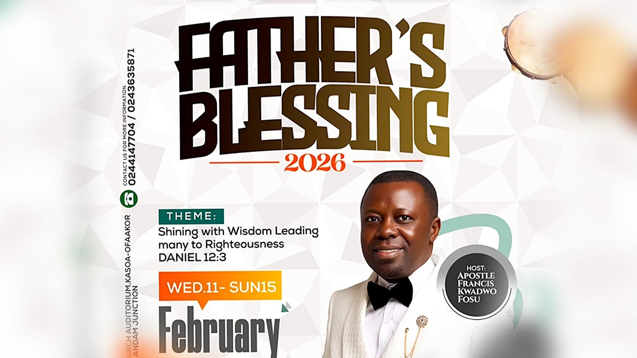 FATHER'S BLESSING 2026, DAY 3 MORNING || 13/02/2026 #SFather'sblessing #GGCIFamily  #apostlefrancis.