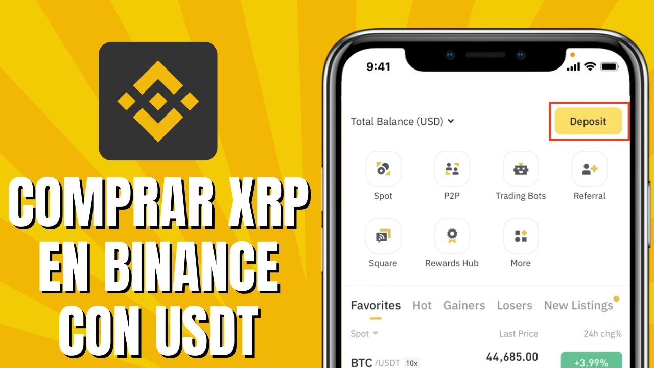 C&oacute;mo COMPRAR XRP En BINANCE Con USDT