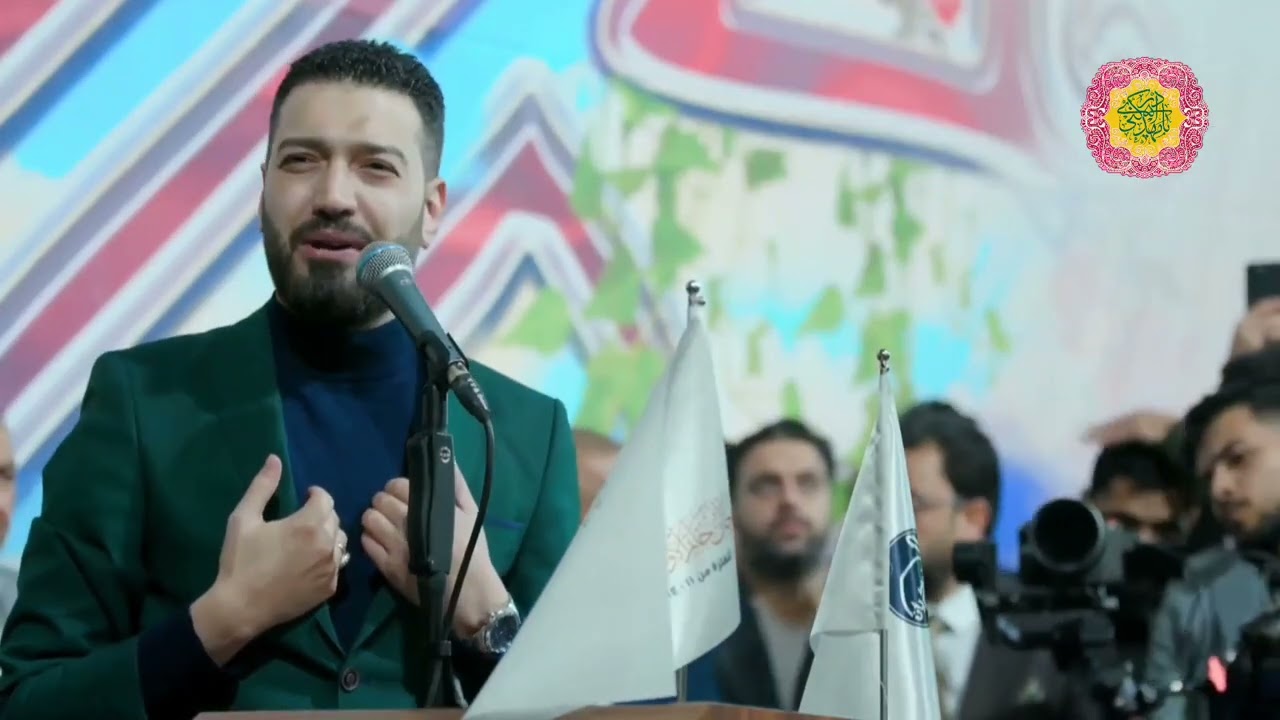 الشاعر علي عسيلي العاملي في ليلة النصف من شعبان 1447 في العتبة العسكرية المقدسة| سامراء
