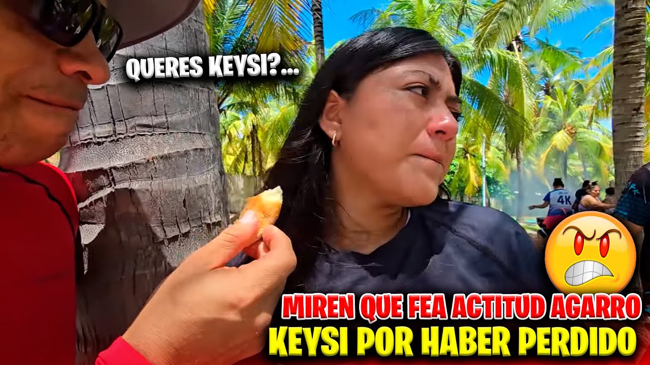 Miren que FEO le agarro a Keysi porque perdió en este juego. Marlon se burla de ella y la imita