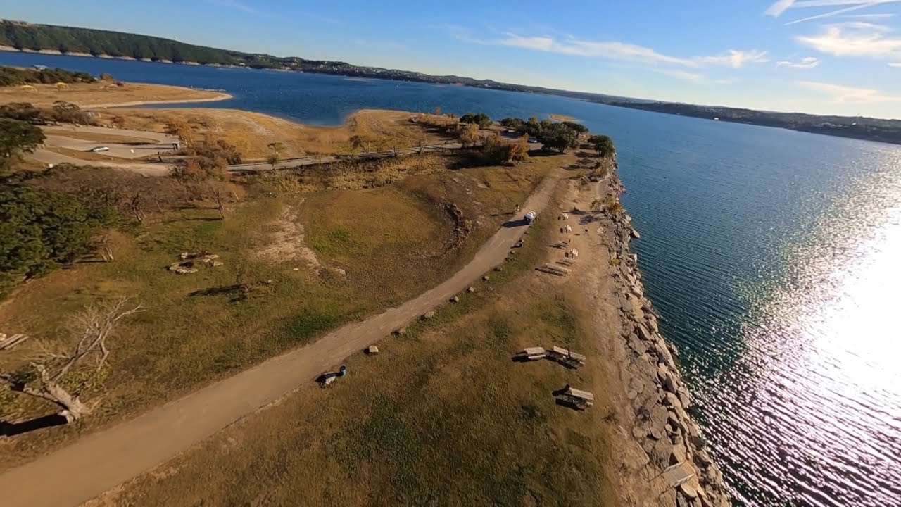 Windy Point Park -  Lake Travis, Austin, TX - 4K HD