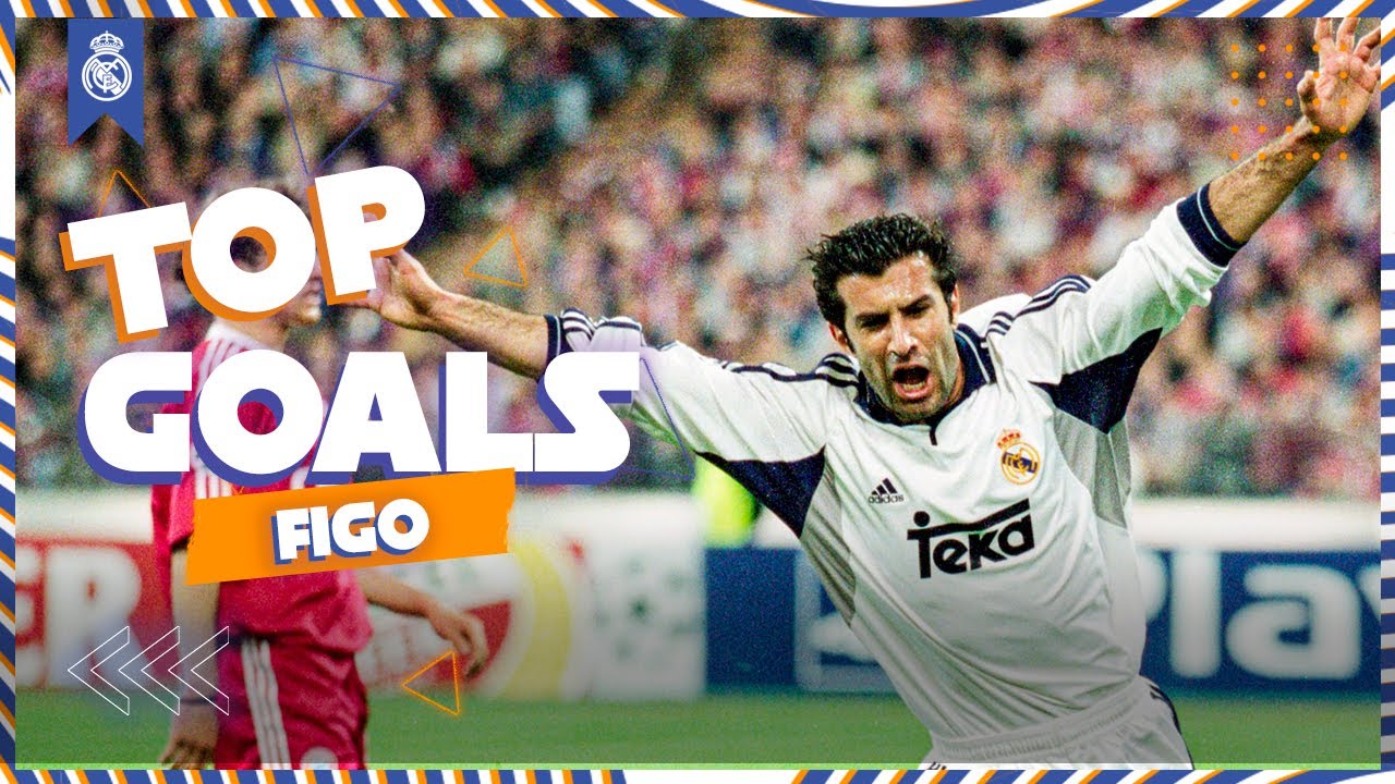 Lu&iacute;s FIGO's BEST Real Madrid GOALS!