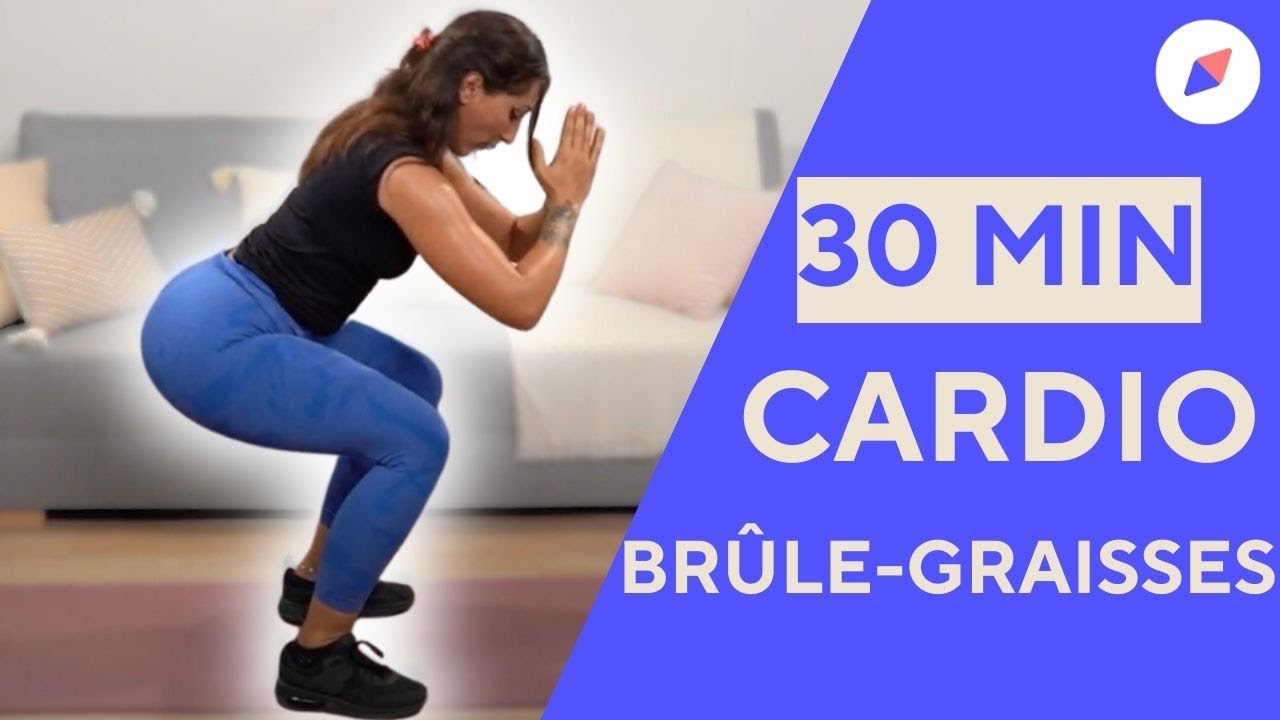 Fitness Masterclass - 30min CARDIO &agrave; la maison - Sp&eacute;cial BR&Ucirc;LE-GRAISSES