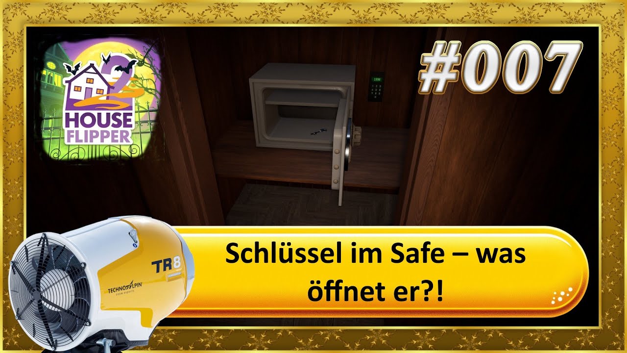 House Flipper 2. Schlüssel im Safe – was öffnet er?! #007