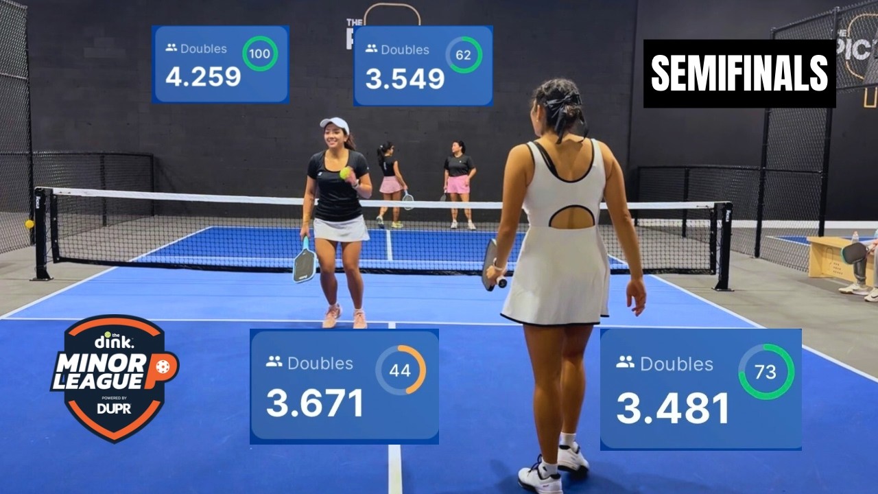 DUPRs can be deceiving // DUPR 16 // SEMIFINALS // women’s