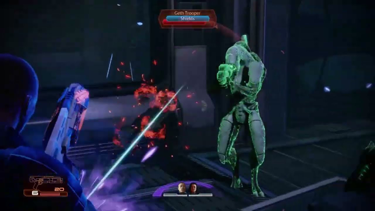 Mass Effect 2 Legendary Edition - Shotgun Vanguard vs Geth (Insanity)