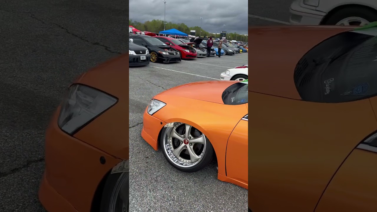 Orange Bagged 7th Gen Accord #honda #accord #bagged #orange #wrap #car #cars #carshow #shorts