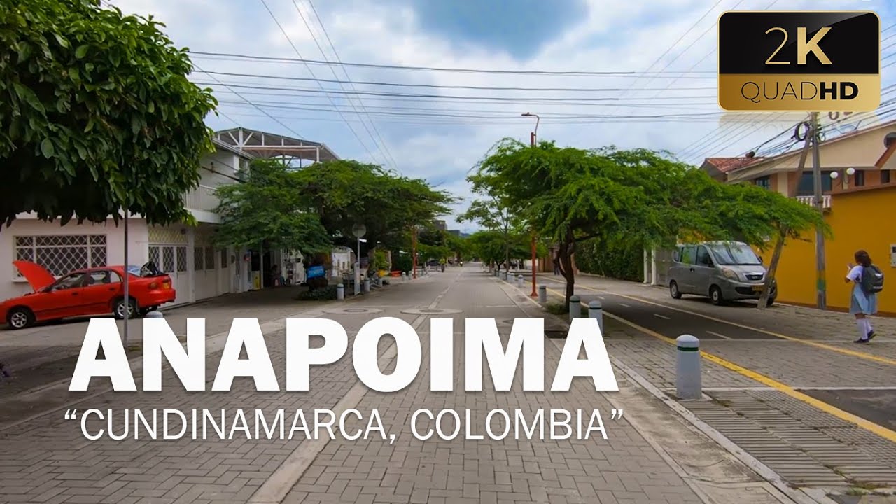Driving in ANAPOIMA, Colombia - Video 2K Ultra HD