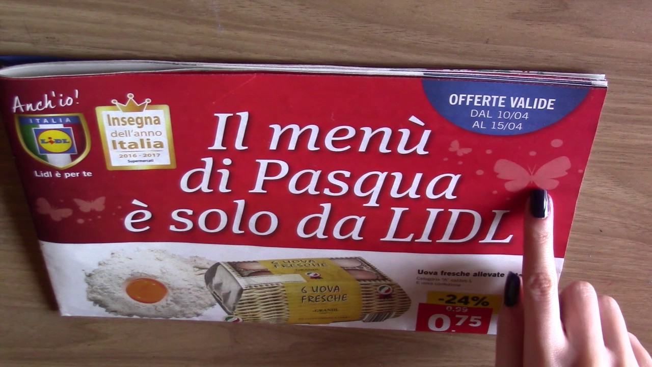 ASMR SFOGLIANDO LE OFFERTE DI PASQUA DEL LIDL