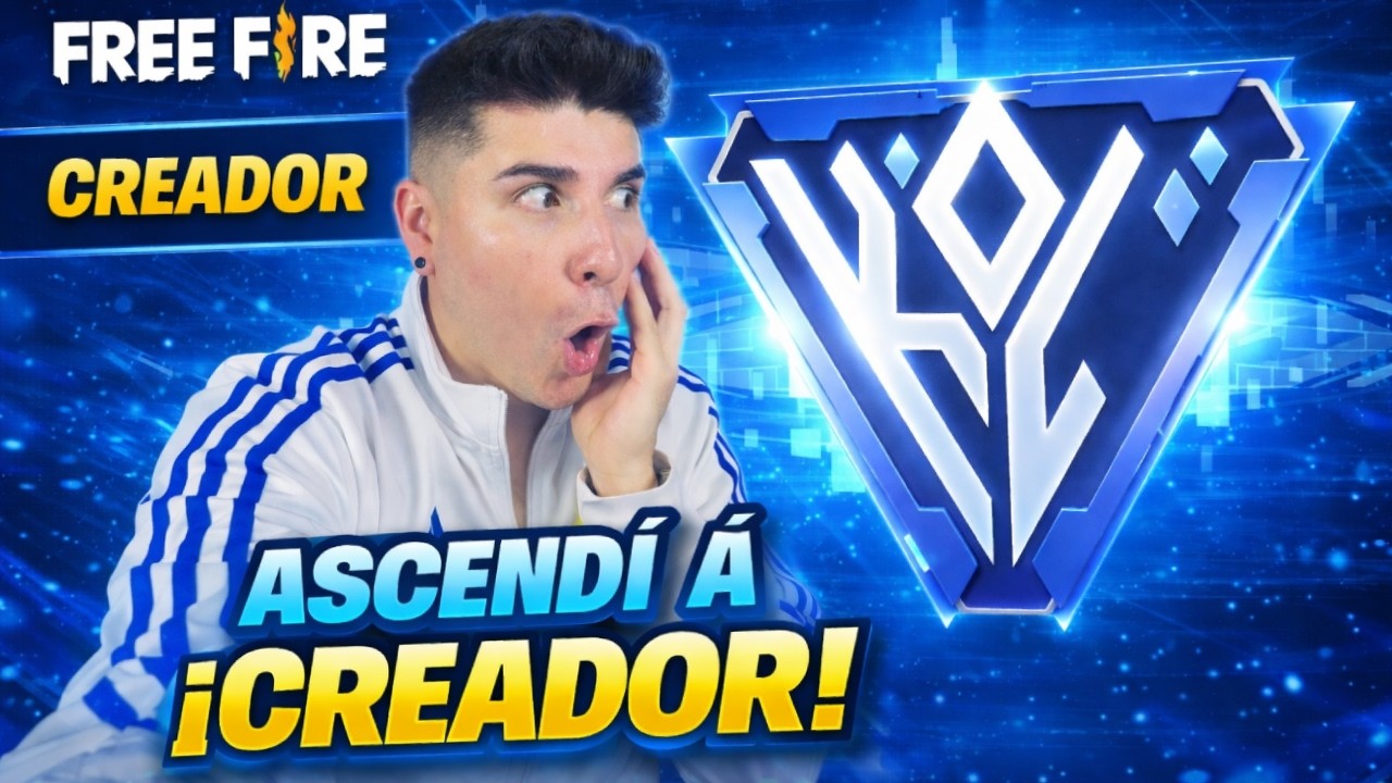 🏆 ¡ASCENDÍ A CREADOR OFICIAL DE GARENA! 😱🔥 NUEVO PROGRAMA DE CREADORES!