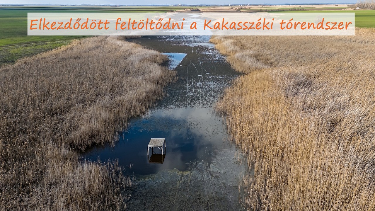 Elkezdődött feltöltődni a Kakasszéki tórendszer