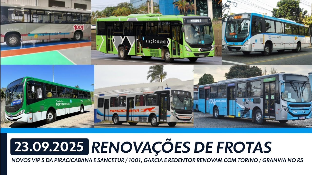 ОБНОВЛЕНИЕ ФЛОТА: Redentor, Garcia и 1001 с Torino - Новый Vip 5 от Piracicabana и SOU RJ