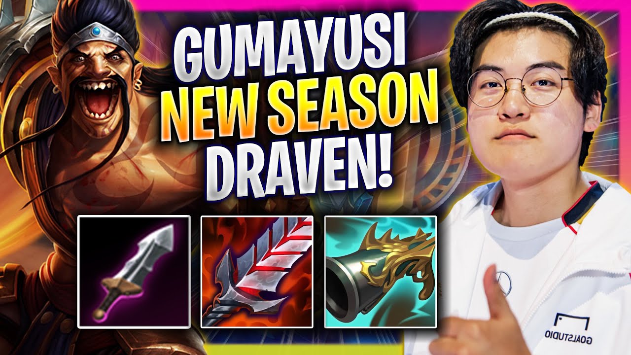 GUMAYUSI IS A MONSTER WITH DRAVEN IN NEW SEASON! - T1 Gumayusi Plays Draven ADC vs Kalista!