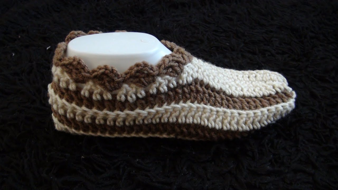 How to Crochet Slippers Pattern #1026│by ThePatternFamily