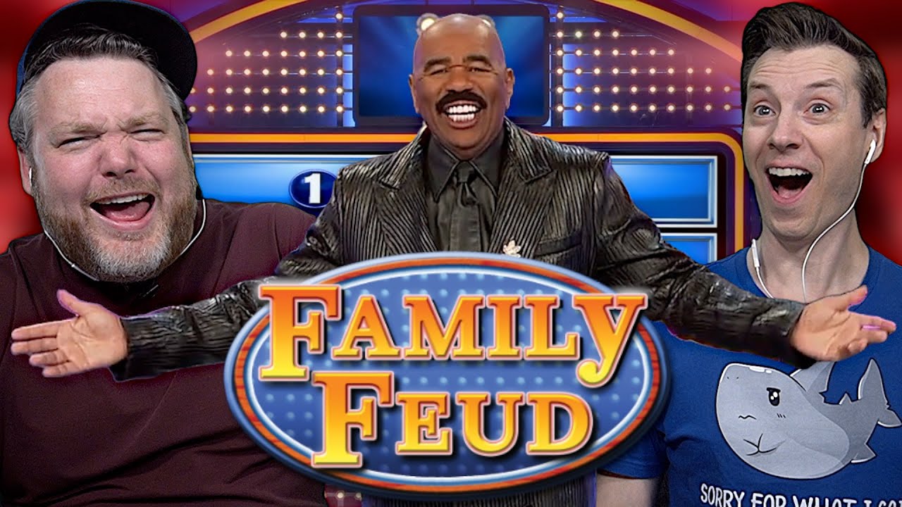 Survey Says&hellip; CHAOS 😂 - Family Feud First Time Watching Reaction