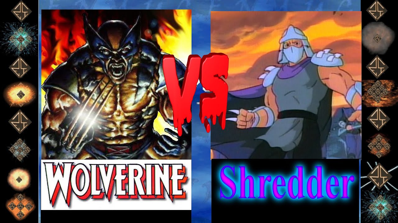 Wolverine ( Marvel Comics ) vs Shredder ( TMNT ) -  Ultimate  Mugen Fight 2014