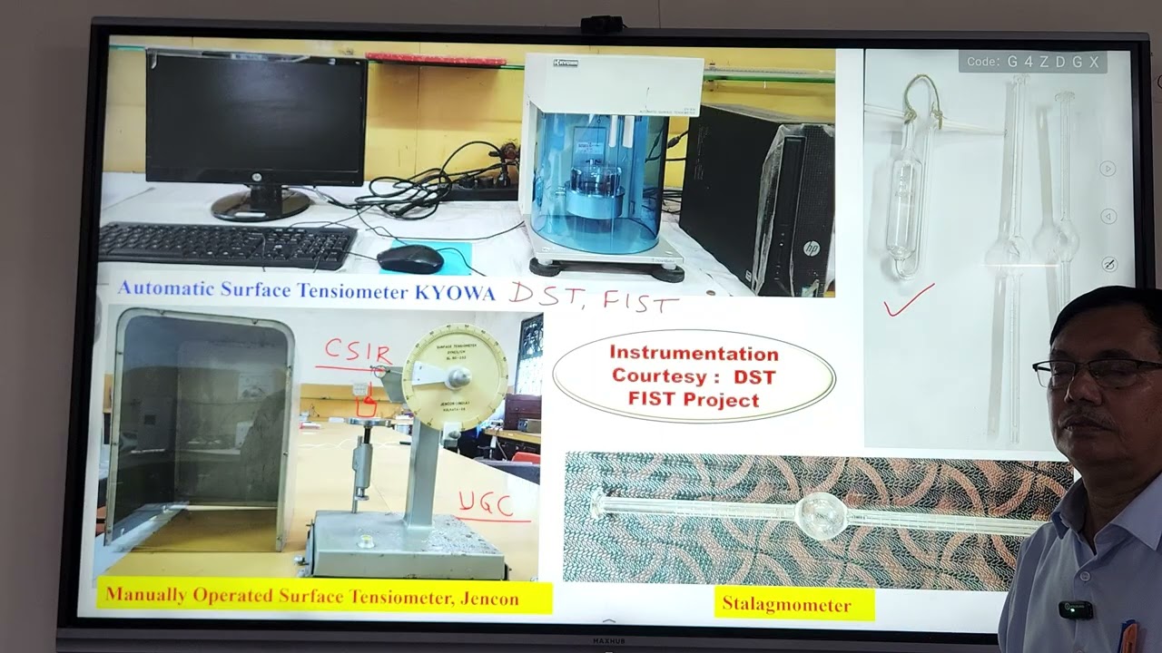 Determination of CMC of Surfactant by Surface Tension using Du-Nouy Ring method by Prof. K. K. Ghosh