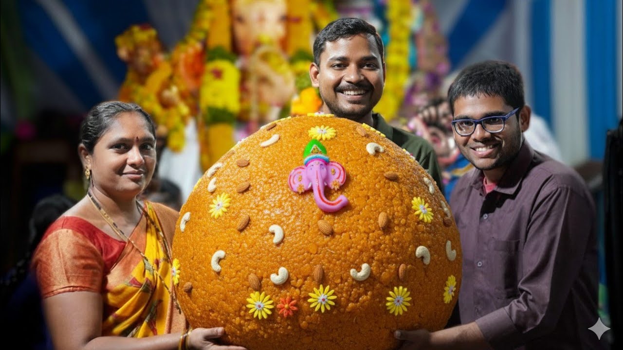 Largest Laddu  First Time Making In Our Village @SubhasDasgupta 