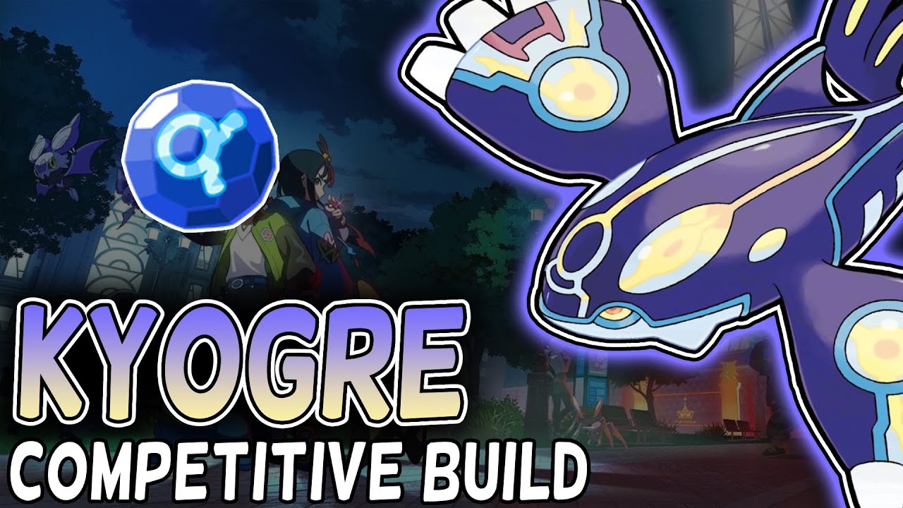 Сборка для Первобытного Кайогре для соревновательных игр в Pokemon Legends Z-A