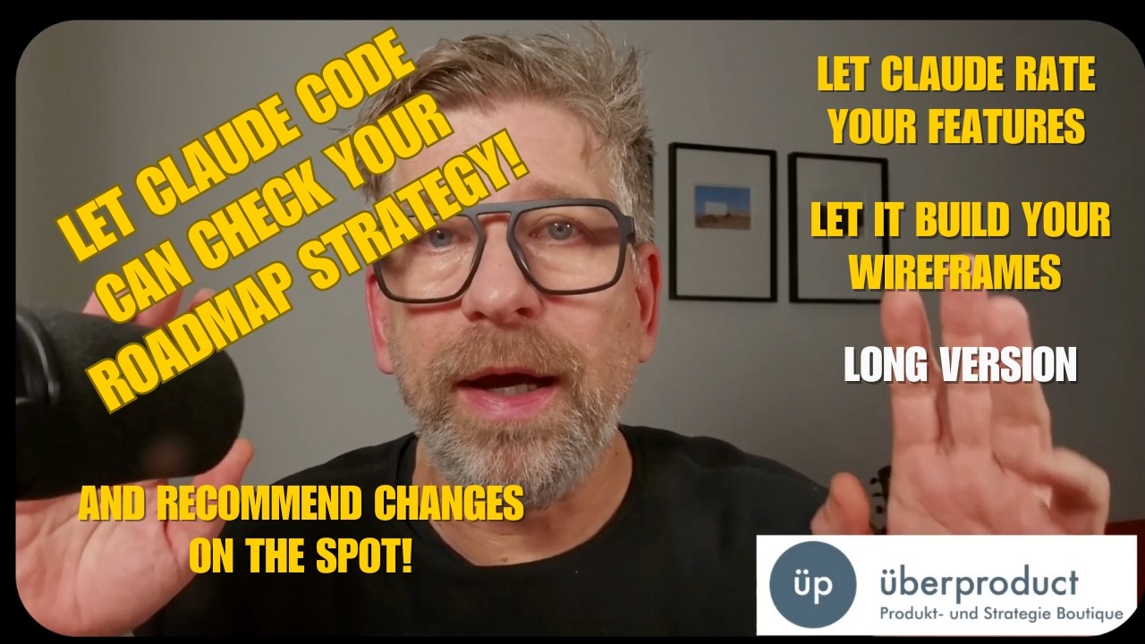 Claude Code automates: rating your features and roadmap, build wireframe prototypes live