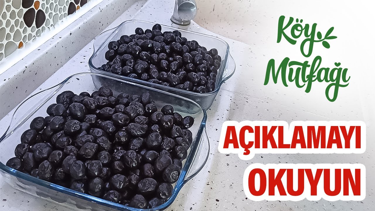 Siyah Zeytin Acısı Nasıl Çıkartılır? Nasıl Tatlandırılır? | Emine'nin Köy Mutfağı