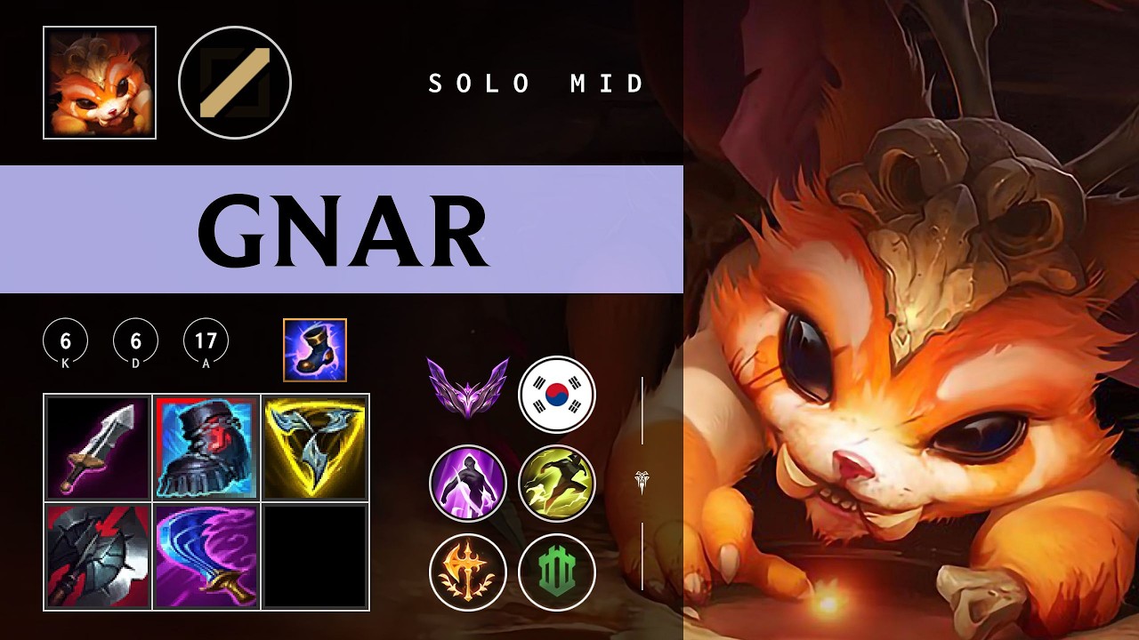 Gnar Mid vs Vex - KR Master Patch 26.03