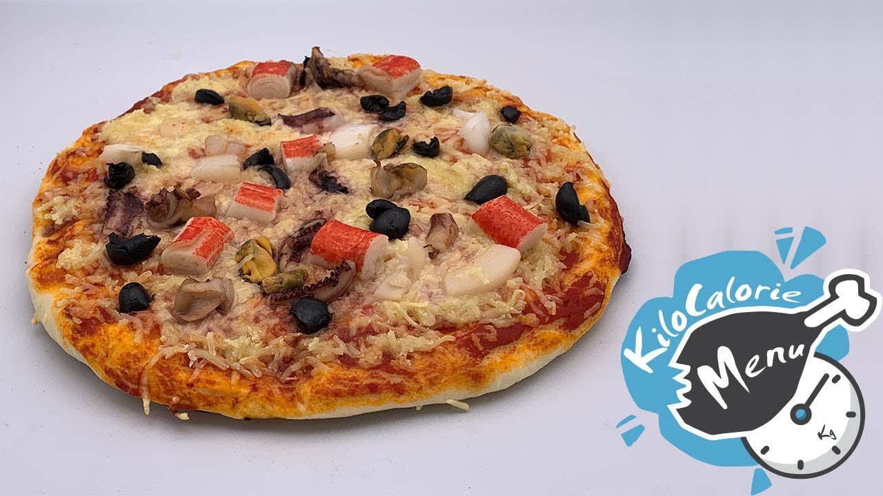 Pizza fruits de mer à la maison