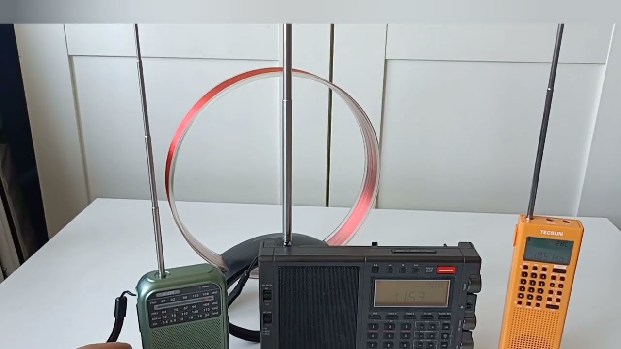 Test reception of AM (shortwave) and FM radio stations. The new XHDATA D-220.