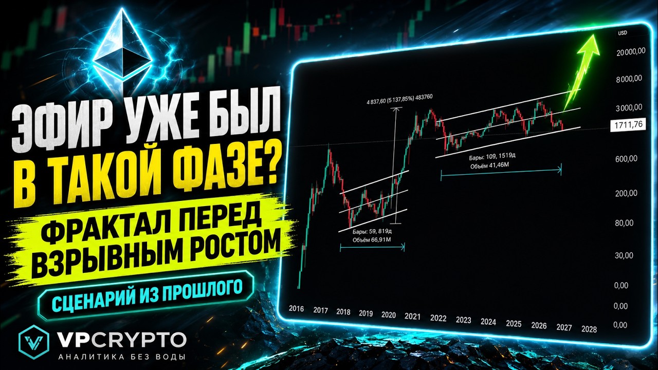 ⚪️ Ethereum повторяет фрактал перед взрывным ростом?